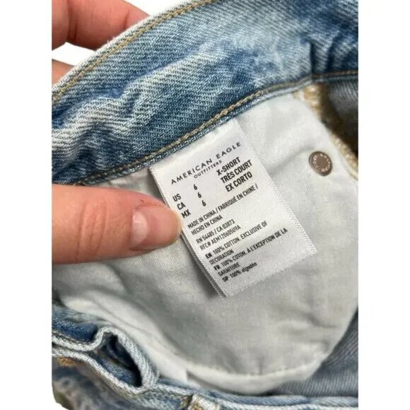 American Eagle Skater Jean Women’s Size 6 X-Short - Picture 4 of 8